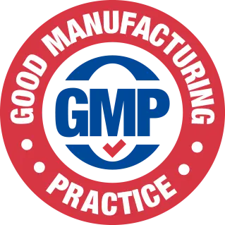 GlucoTrust GMP certified facility badge